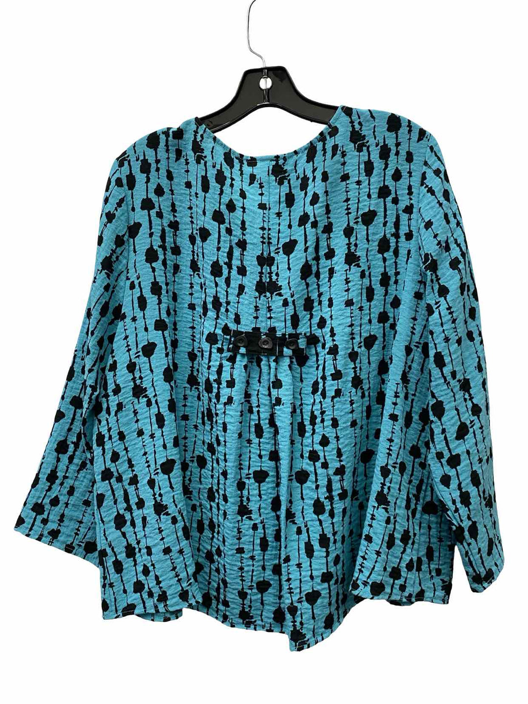 Habitat Size L Blue Black Long Sleeve Shirts