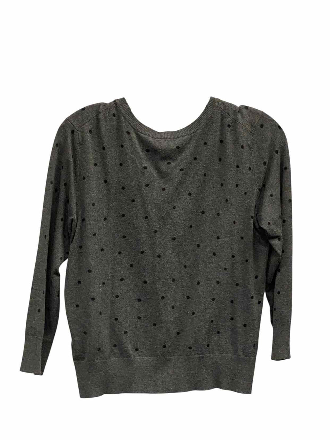 Cable & Gauge Size S Gray Polka Dot Long Sleeve Shirts