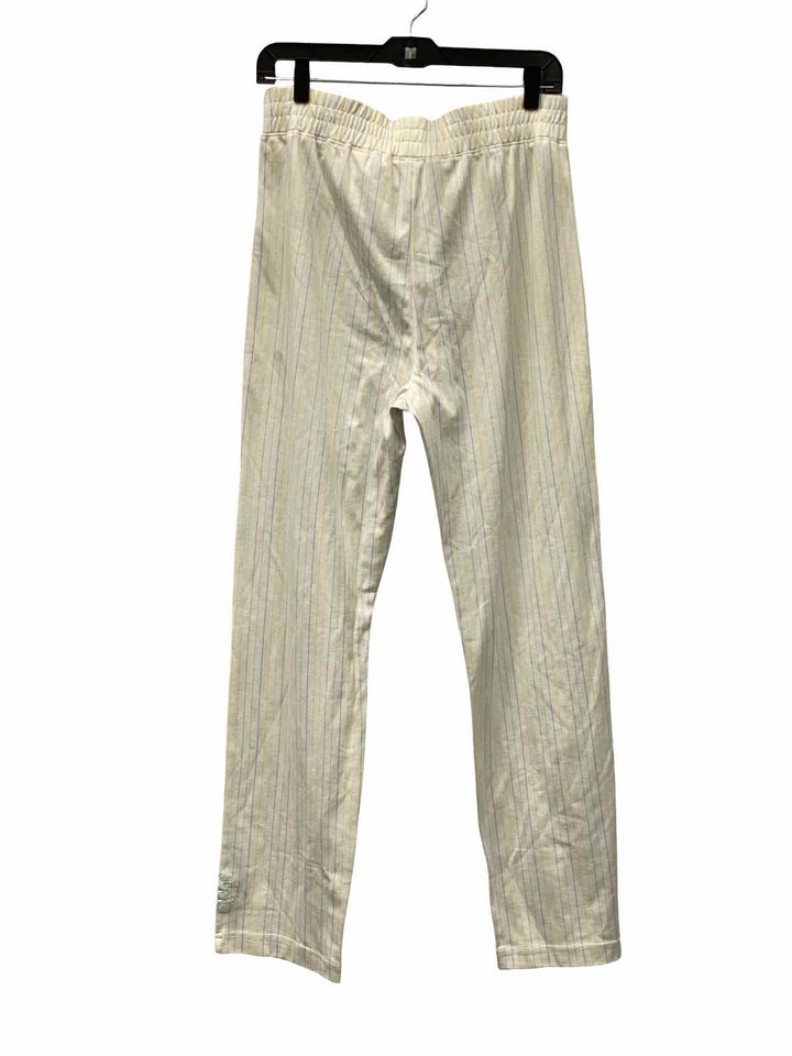 Foursquare Size XL White Multi Stripes Pants