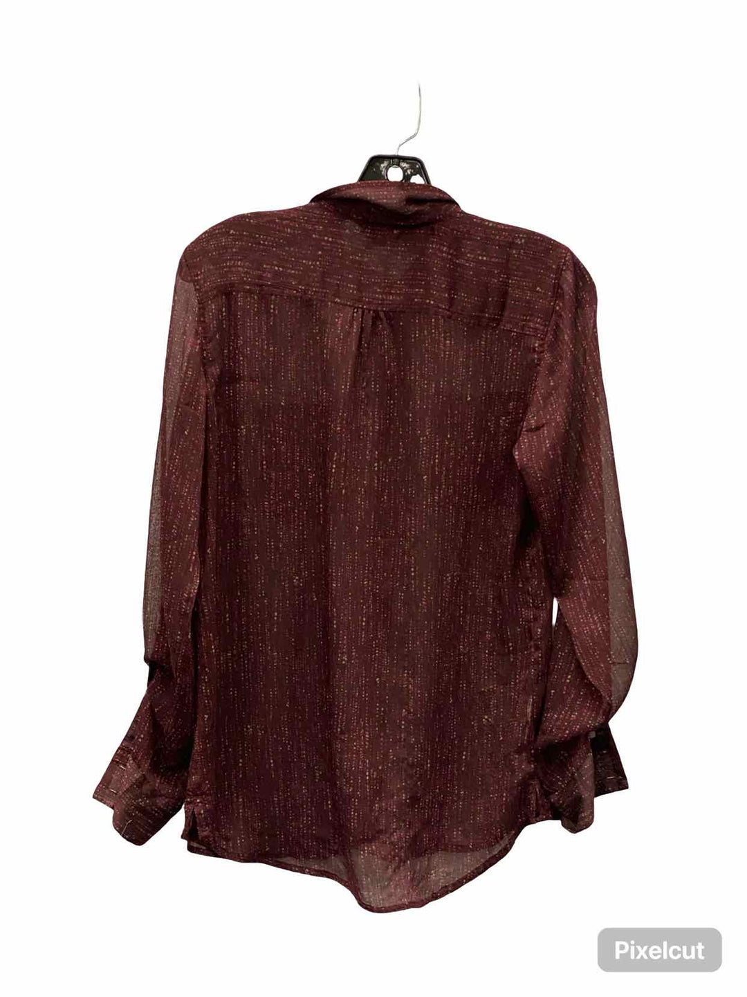 Eddie Bauer Size S Purple Button Up Long Sleeve Shirts