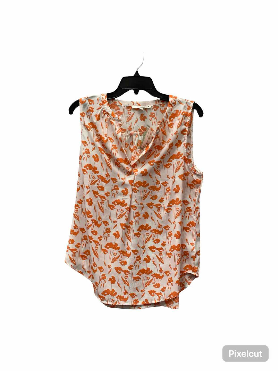 fun2fun Size M White Peach Tank Top