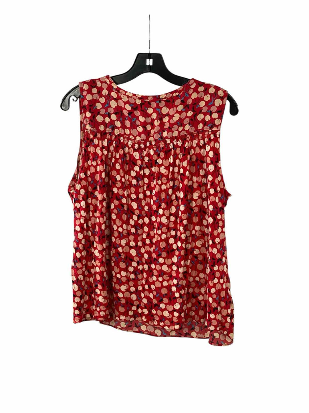 Loft Size L Red Cherries Tank Top