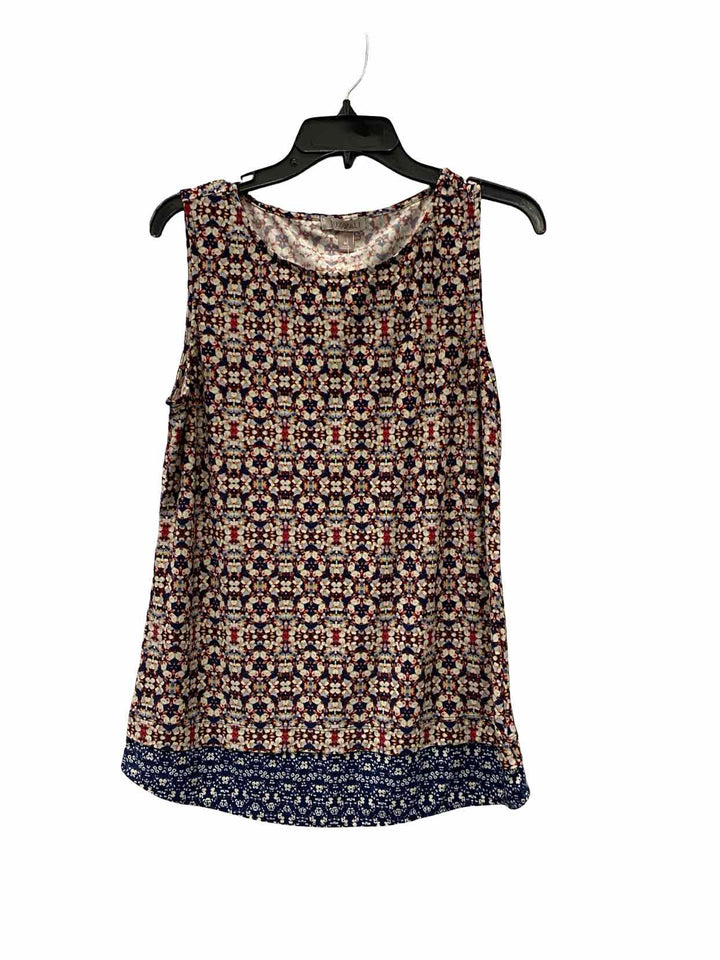 Roz & Ali Size M Multi-Color Print Tank Top