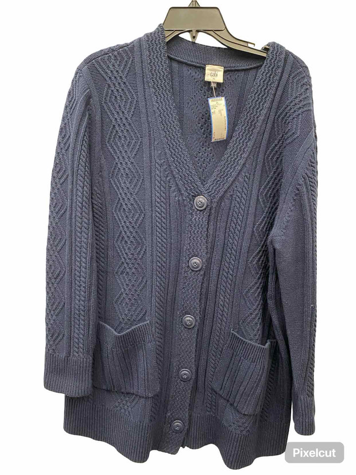 Cabi Size XL Navy Sweater