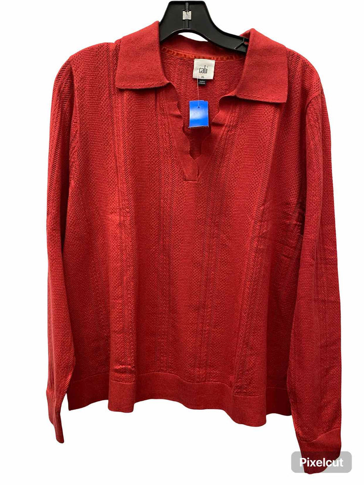 Cabi Size XL Red Sweater