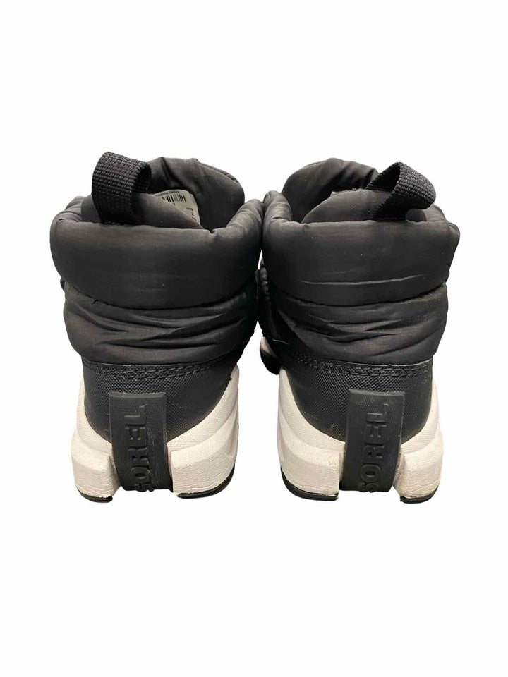 Sorel Shoe Size 10 Black White ONA RMX Puffy Boots(Ankle)