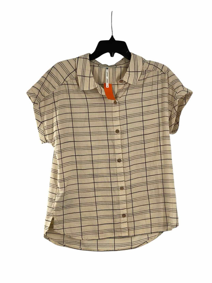 Kuhl Size M Beige Short Sleeve Shirts