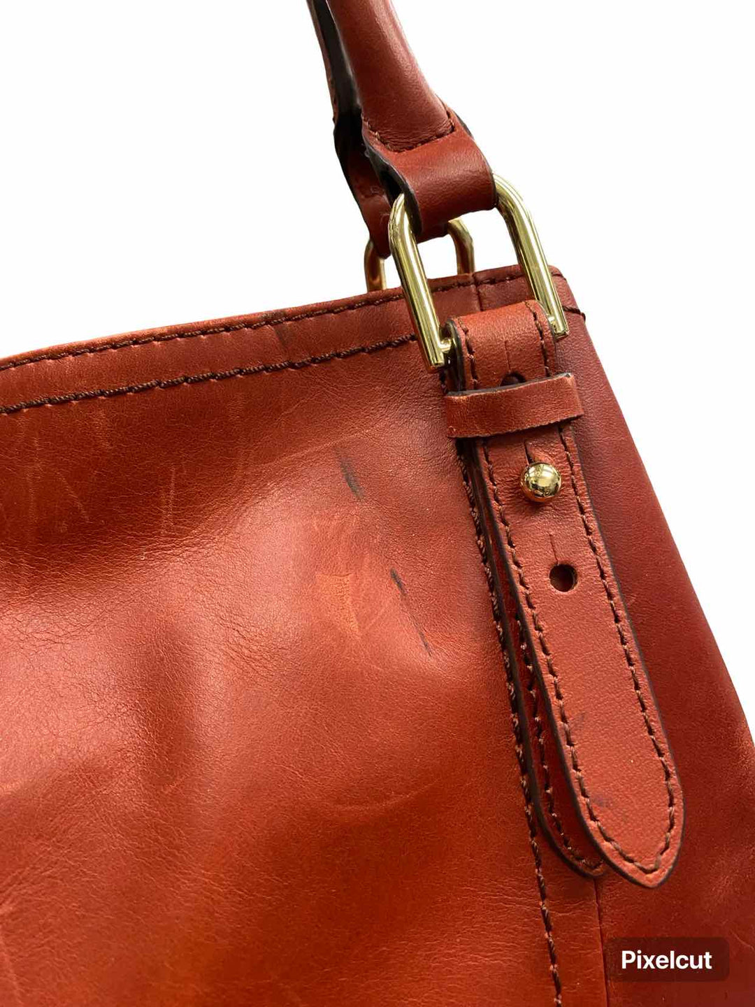 G.I.L.I Brown W/Crossbody Strap Purse