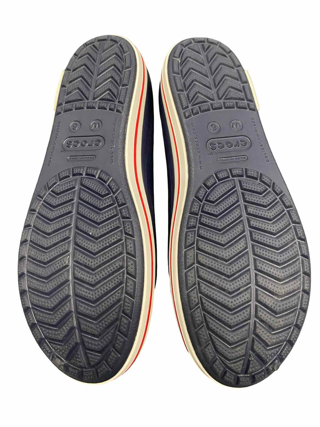 Crocs Shoe Size 6 Navy Crocband Flats