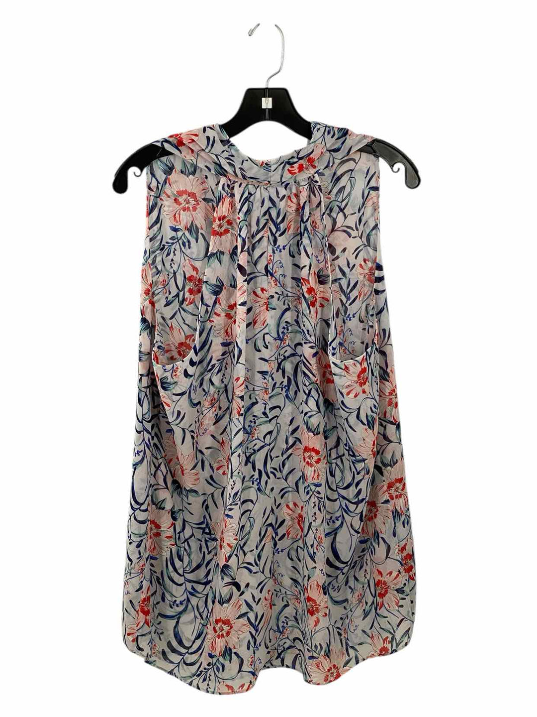 Cabi Size L White Multi Print Tank Top