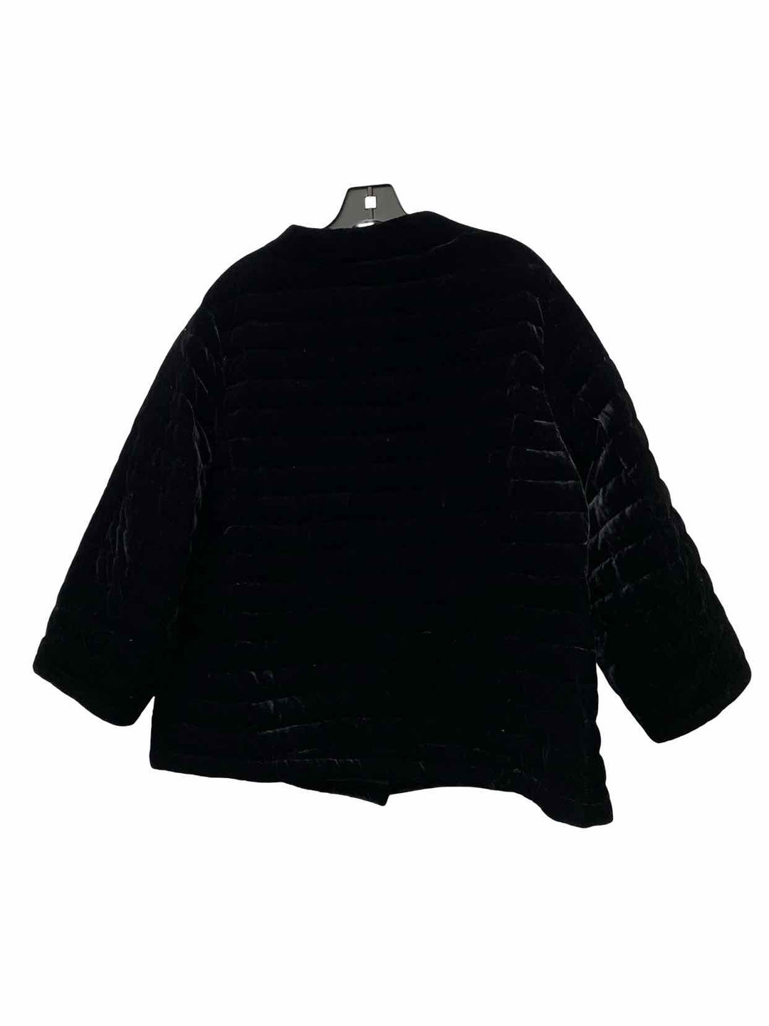 Talbots Size 20W Black Velour Coat(Long)