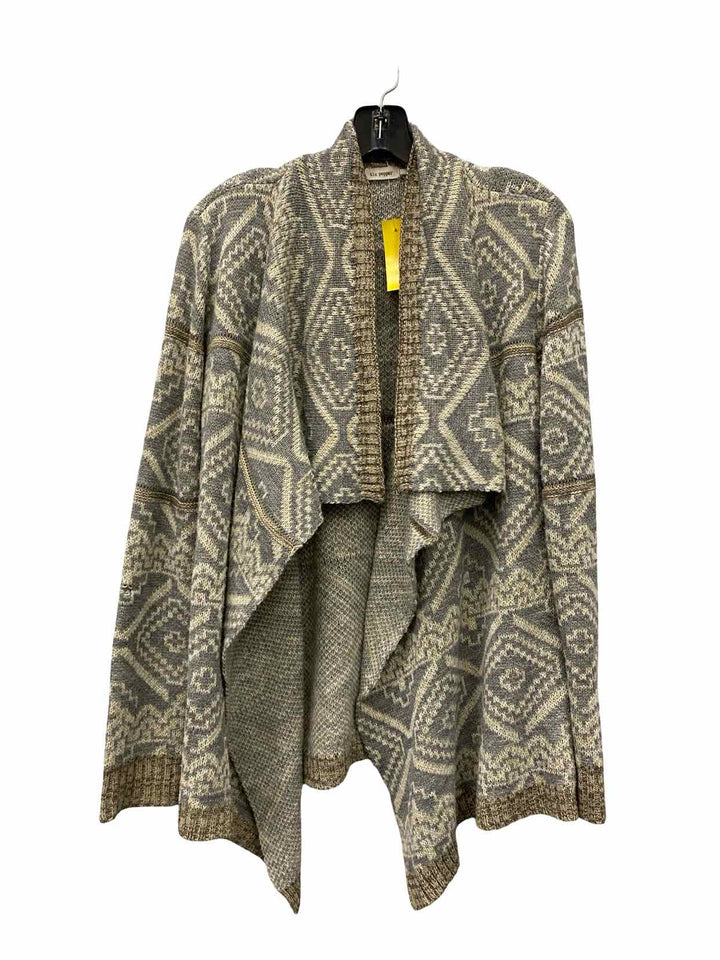 Blu Pepper Size M Gray Sweater