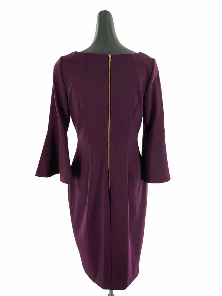 Calvin Klein Size 8 Purple Dress