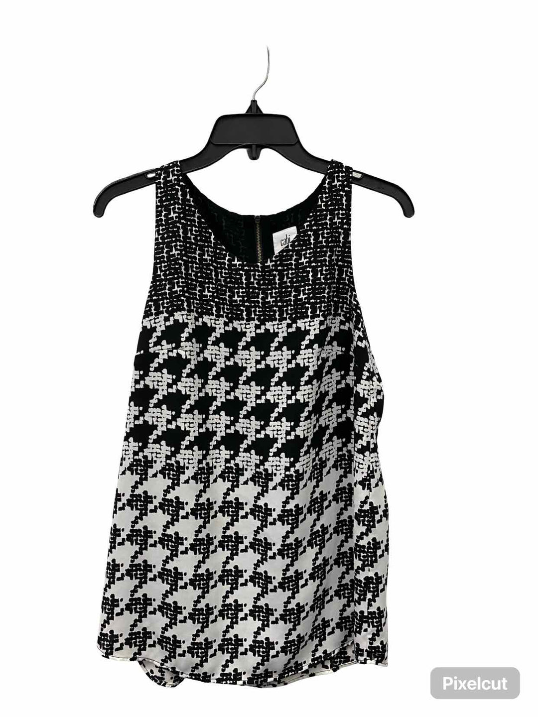 Cabi Size XS Black White Print Tank Top
