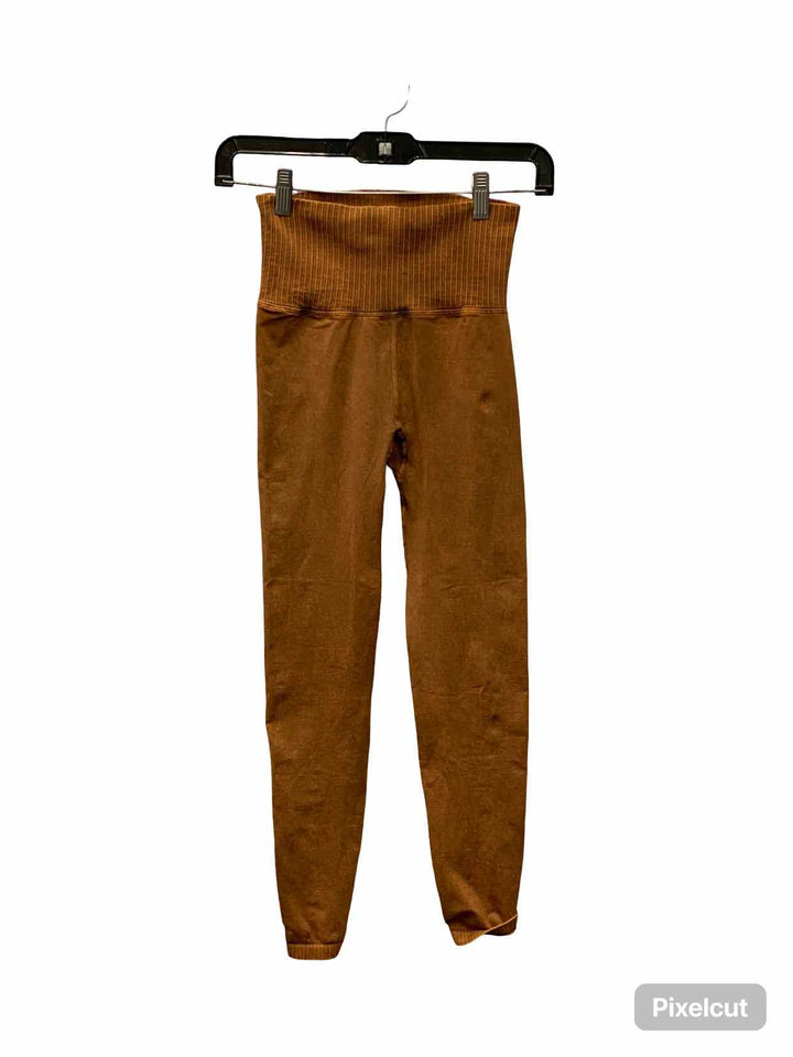 Free People Size S/M Brown Athletic Pants