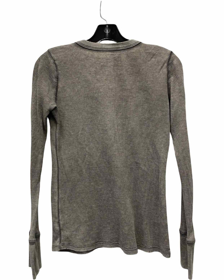 Aerie Size S Gray Long Sleeve Shirts