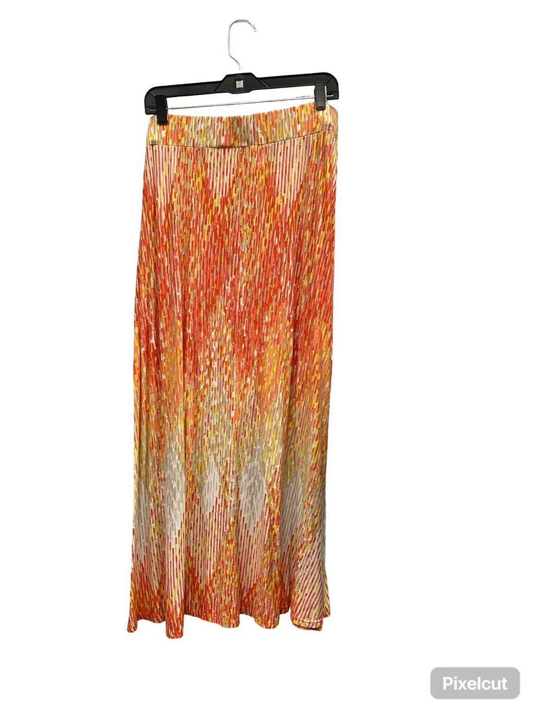 Lane Bryant Size 18 Orange Print Skirt