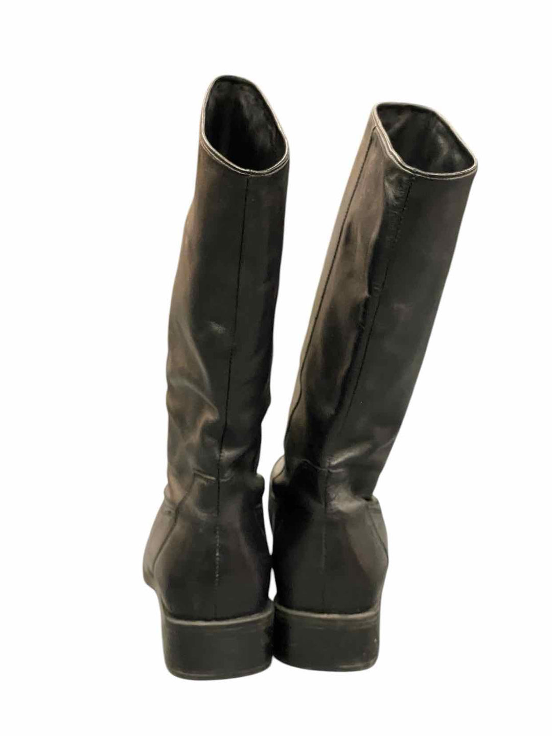 Naturalizer Shoe Size 8 Black Leather Boots(knee)