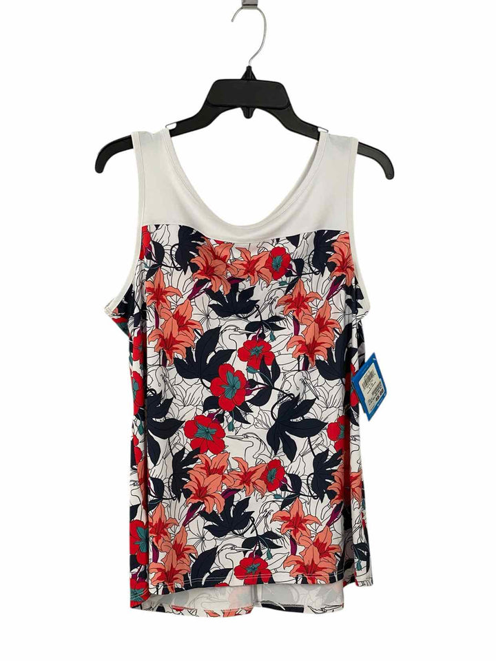 Columbia Size L White Tank Top
