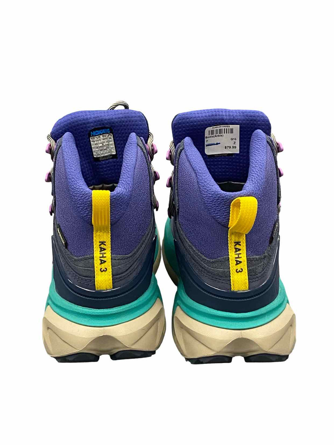 Hoka Shoe Size 7 Blue Purple Kaha 3 GORE-TEX Boots(Ankle)