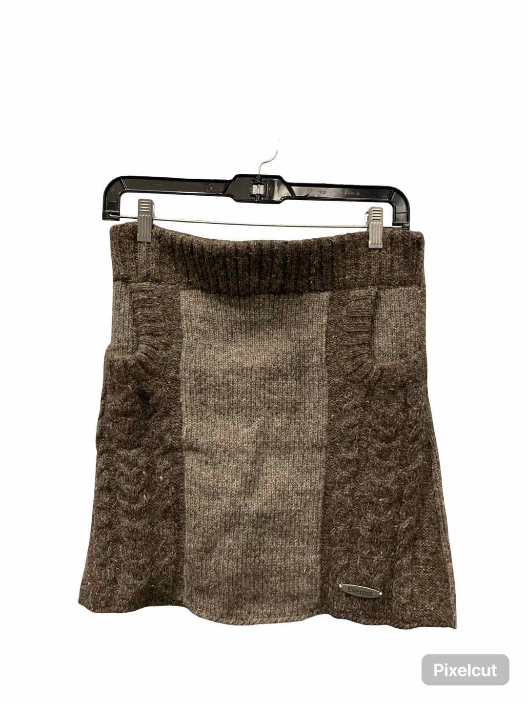 Everest Size S Gray 100% Wool Skirt
