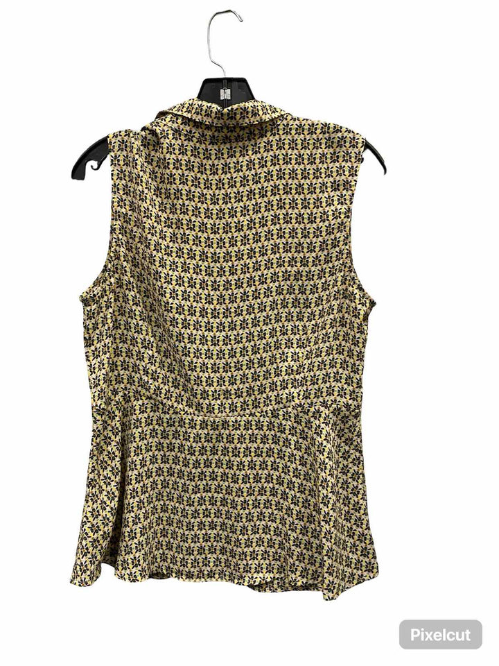 Cabi Size M Yellow Print Tank Top