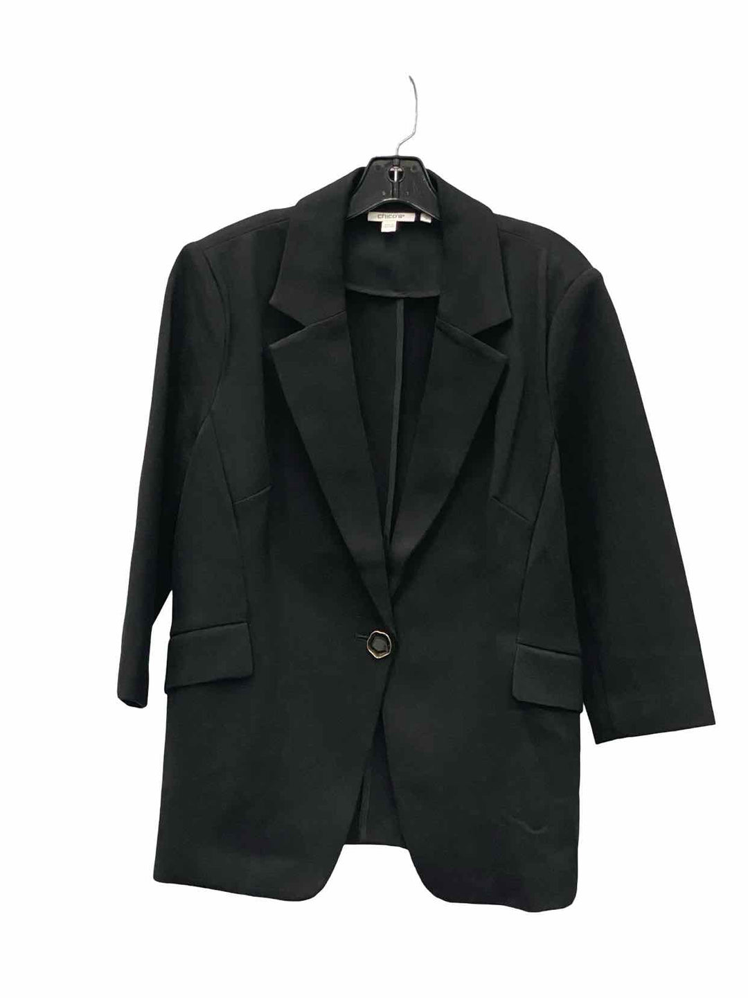 Chico's Size 2(12) Black Blazer