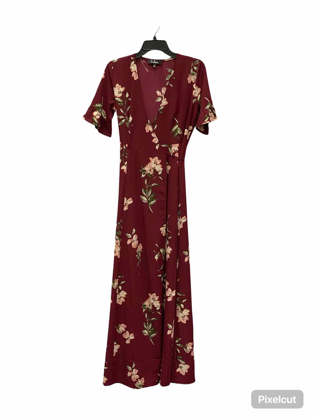 Lulus Size XS Red Floral Dress