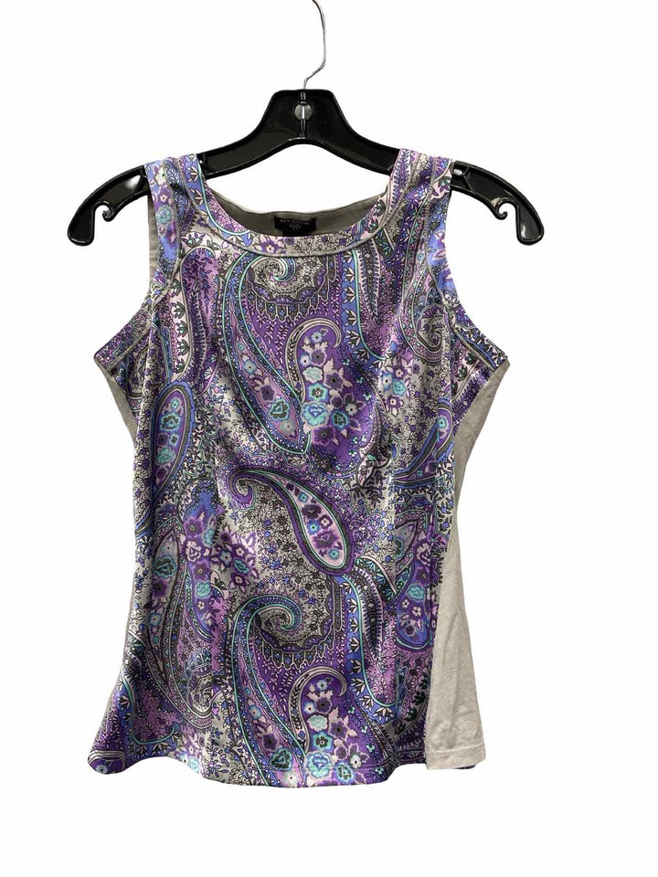 Ann Taylor Size XXSP Grey Purple Tank Top