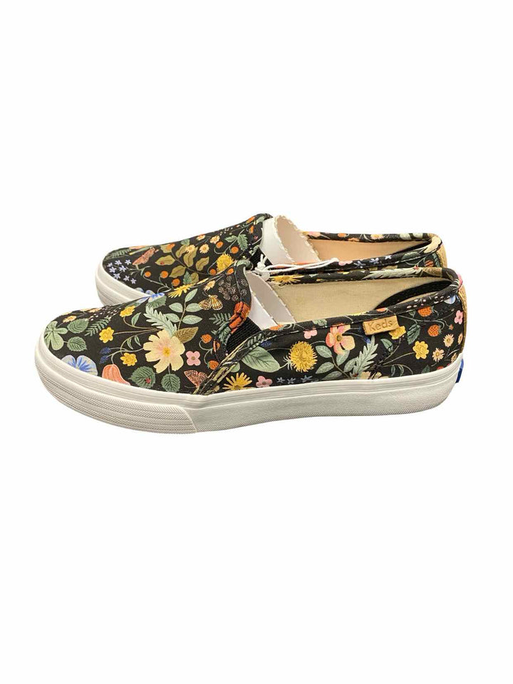 Keds Shoe Size 7 Black Floral Rifle Paper Co. NWT Sneakers