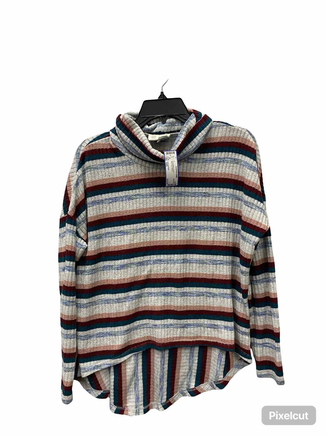 Anthropologie Size XXS Blue Red Striped Long Sleeve Shirts