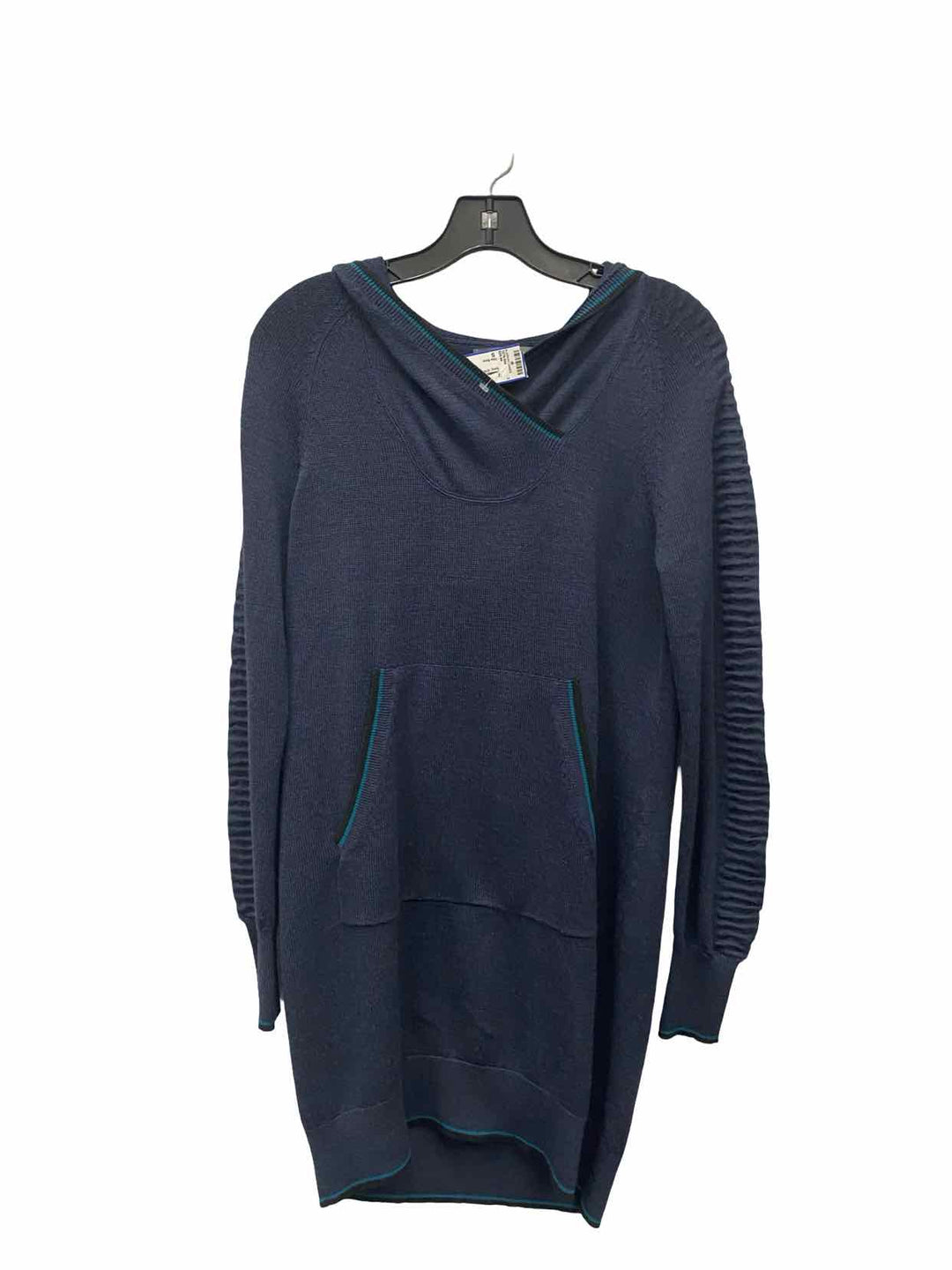 Title Nine Size S Navy 45% Merino Wool Dress