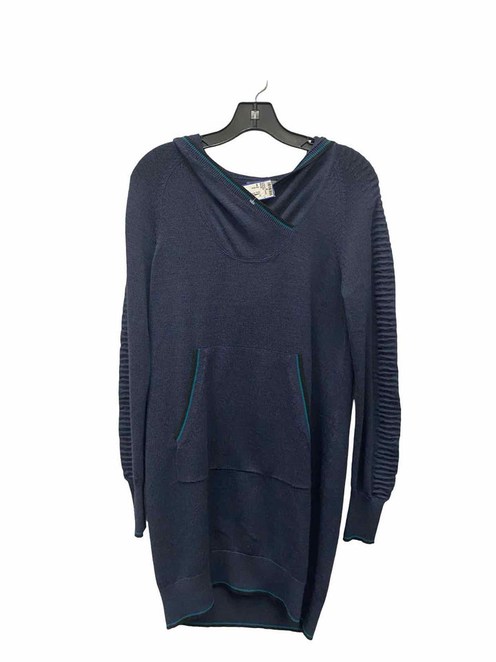 Title Nine Size S Navy 45% Merino Wool Dress