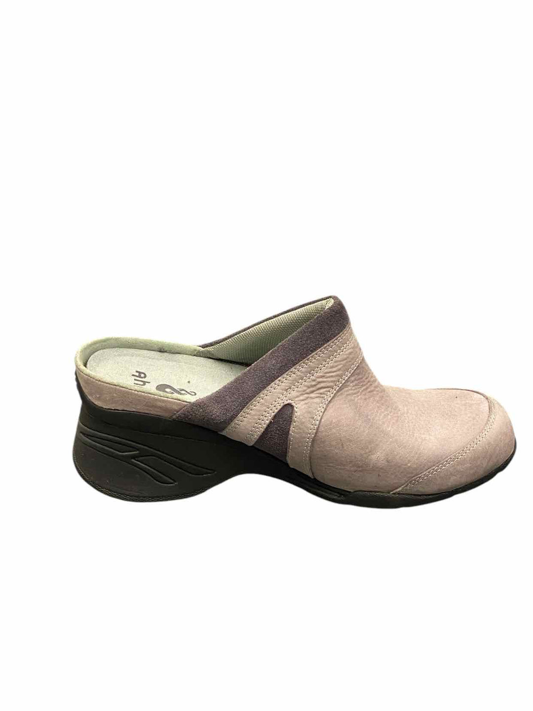 Ahnu Shoe Size 8 Gray Leather Clogs