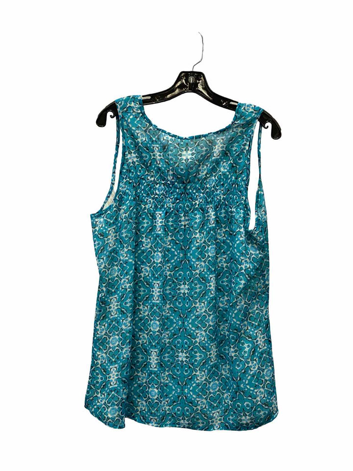 Aventura Size XL Blue print Tank Top