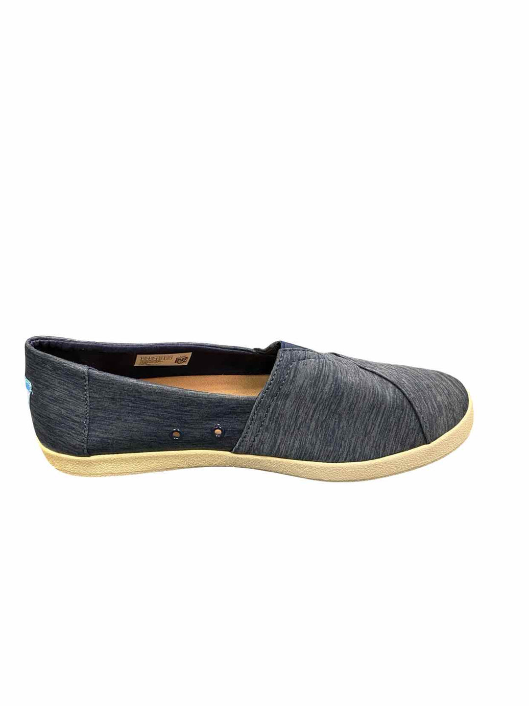 Toms Shoe Size 10 Blue slip-on Flats
