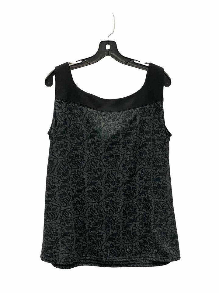 Exofficio Size L Black Grey Tank Top