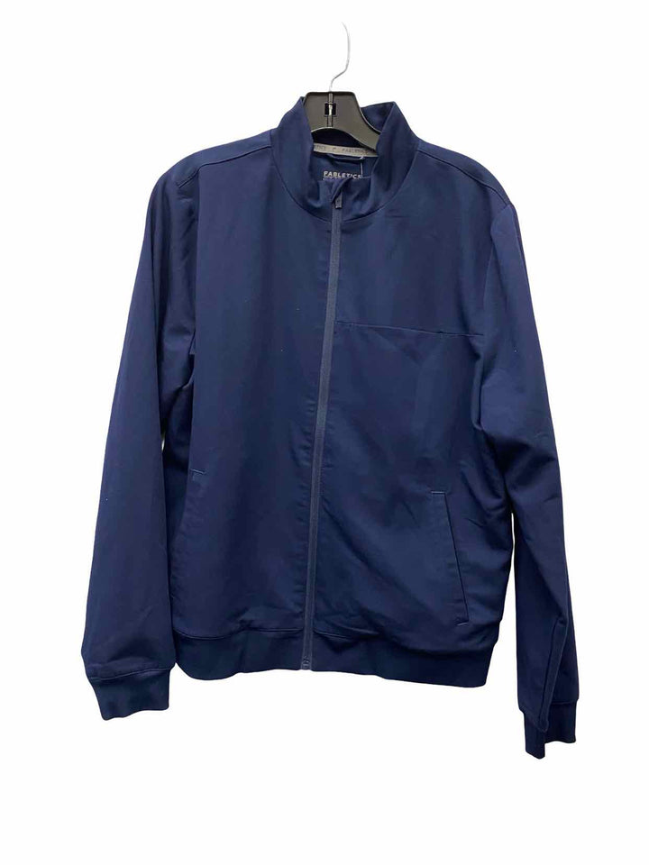 Fabletics Size L Blue Athletic Jacket