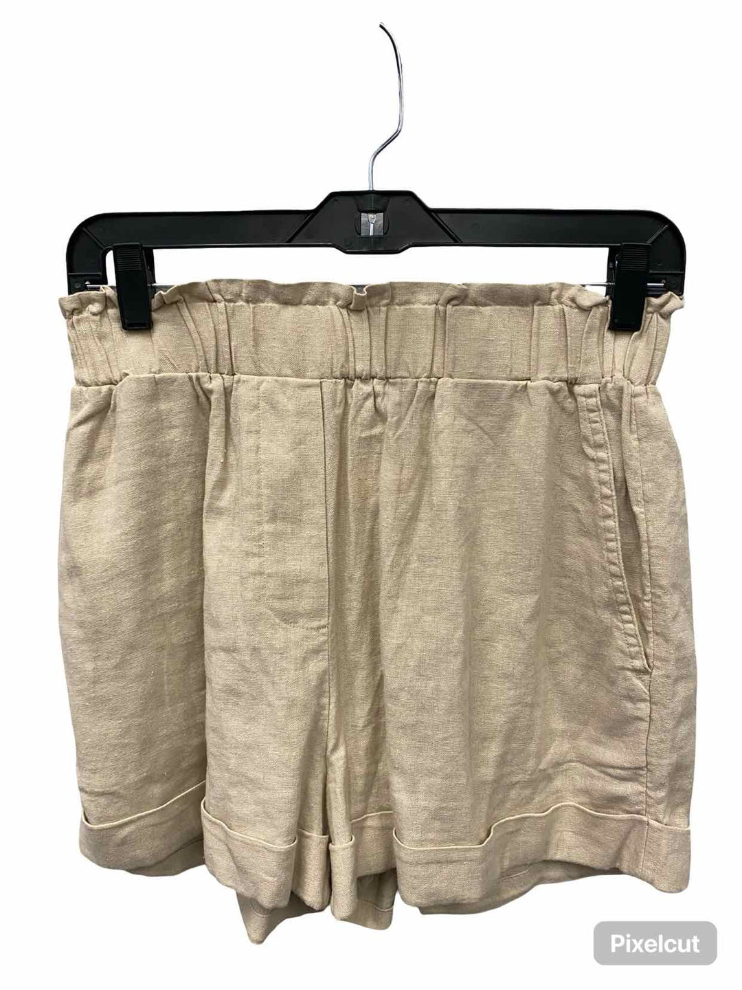 Sports Girl Size 8 Beige 55% Linen Shorts