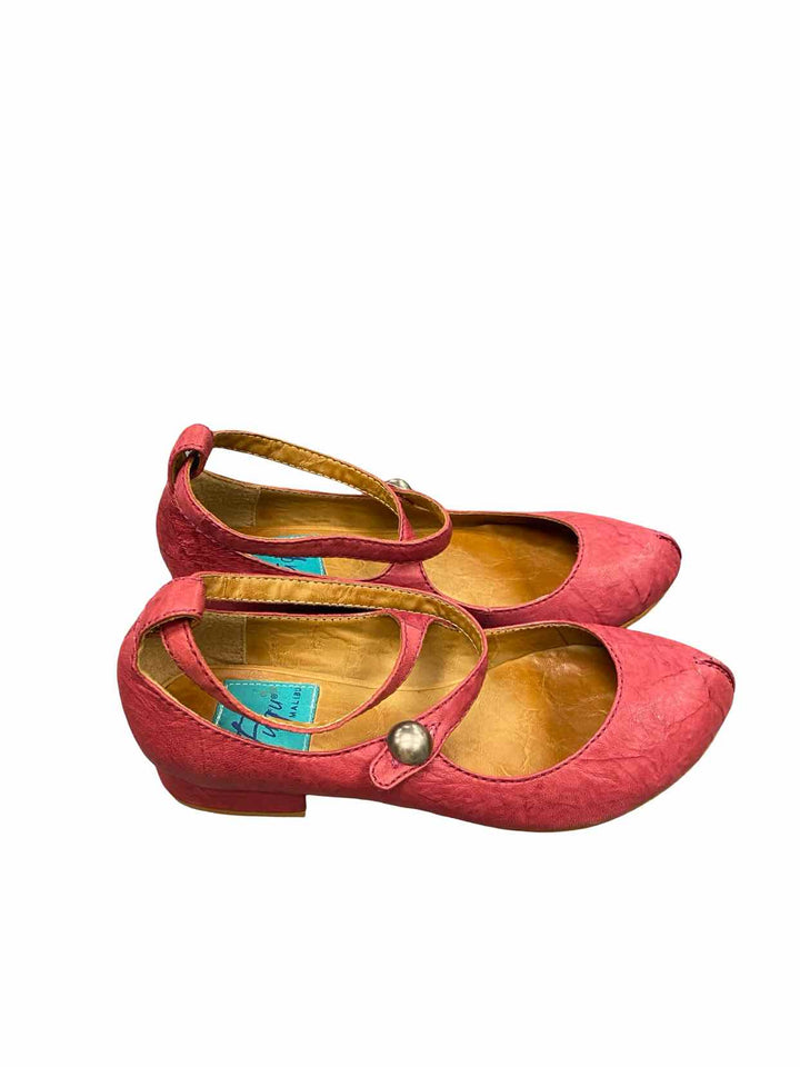 Fugu Malibu Shoe Size 7.5 Pink Leather Flats