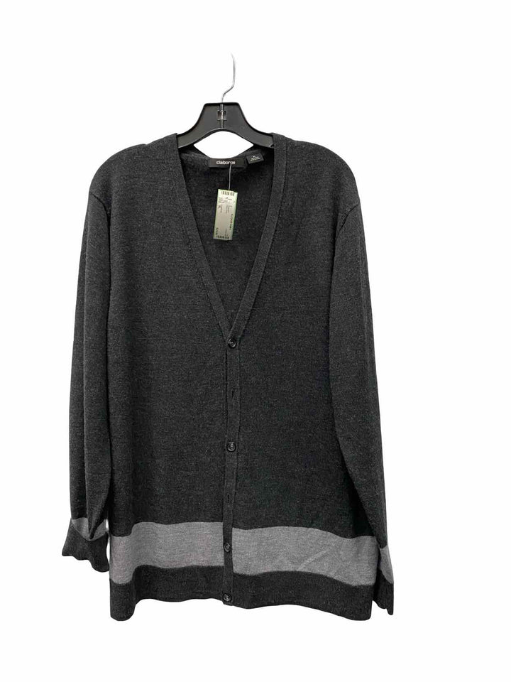 Claiborne Size XL Dark Grey Sweater