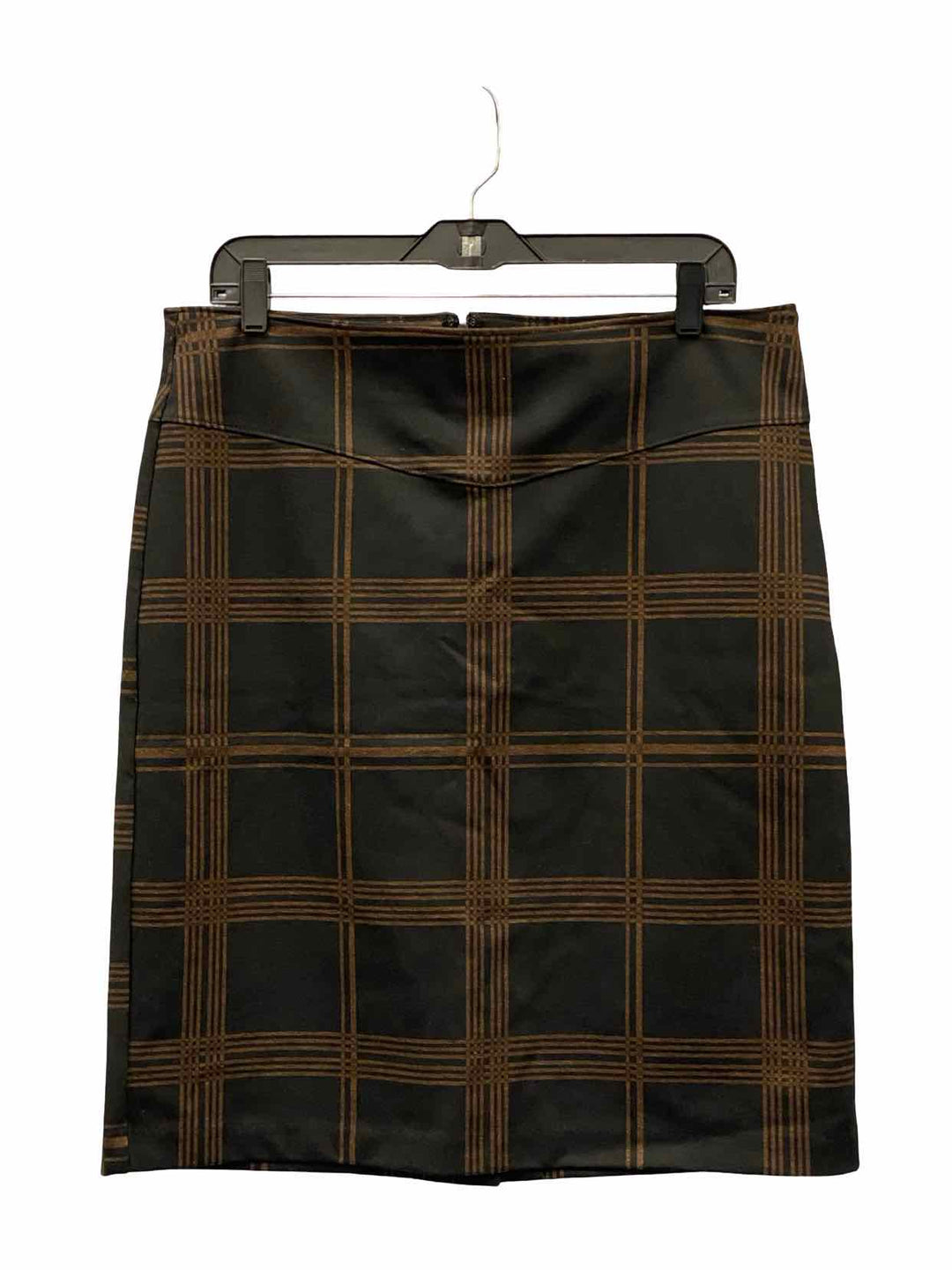 Halogen Size 1X Brown Print Skirt
