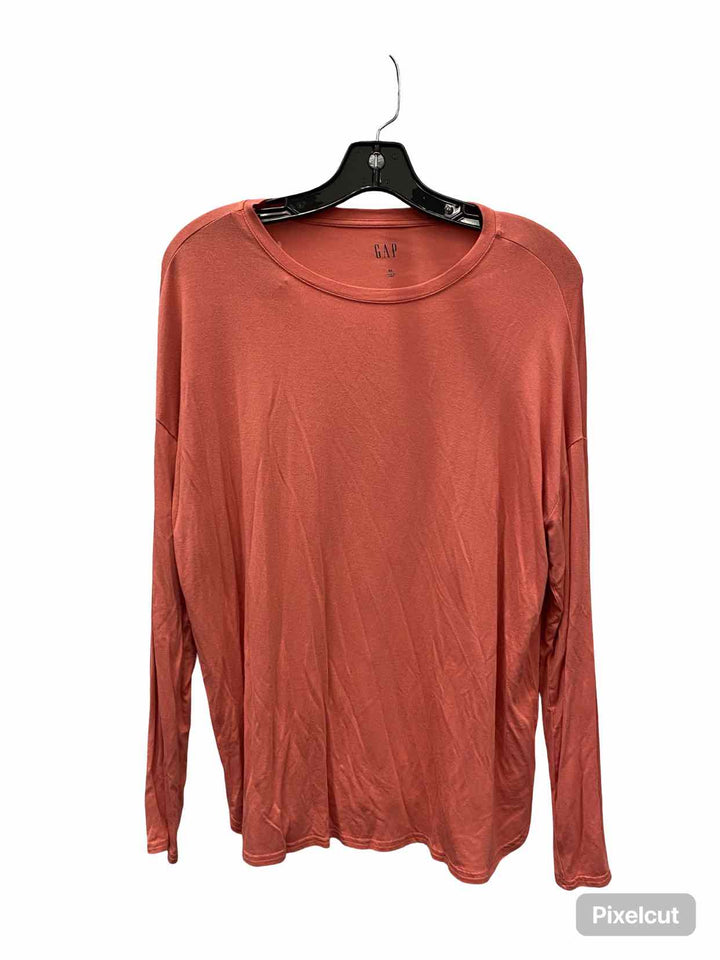 Gap Size M Peach Long Sleeve Shirts