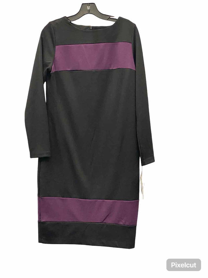 Unknown Brand Size M Black Purple Dress
