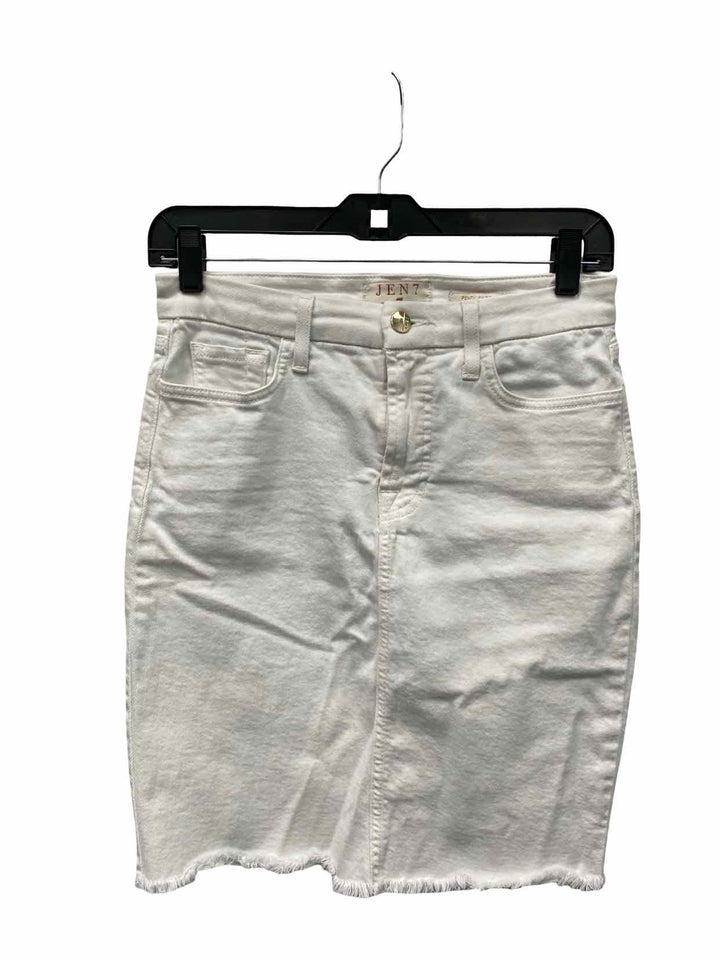 7 for all Mankind Size 2 White Skirt