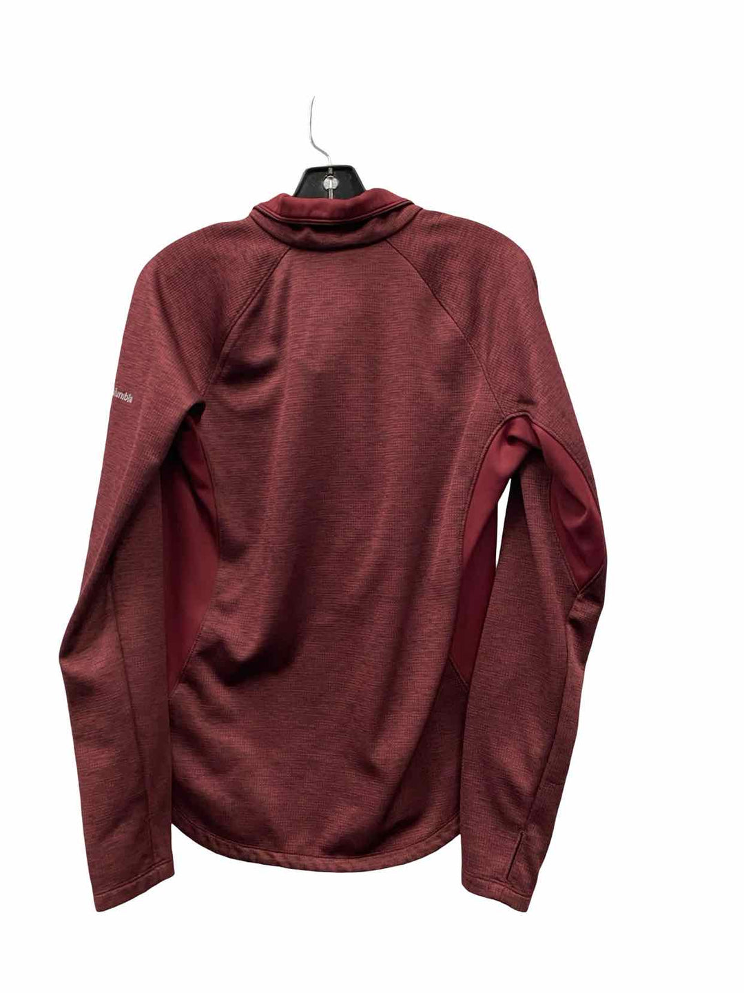 Columbia Size L Red Athletic Long Sleeve