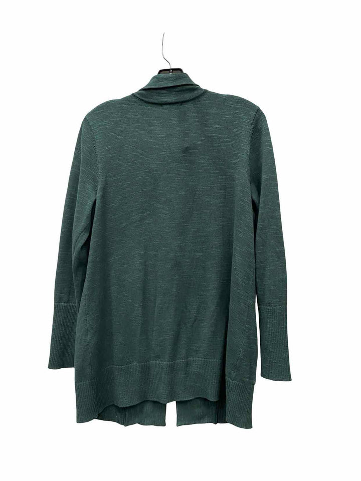 J Jill Size S Green Long Sleeve Shirts