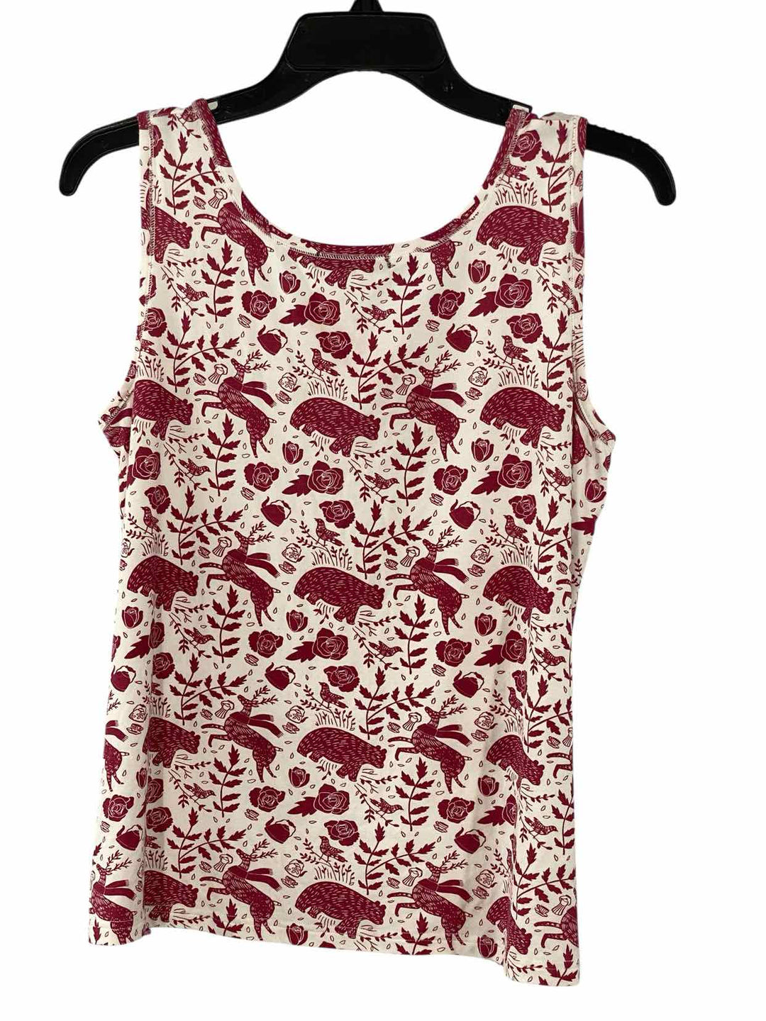 Yala Size M White print Tank Top
