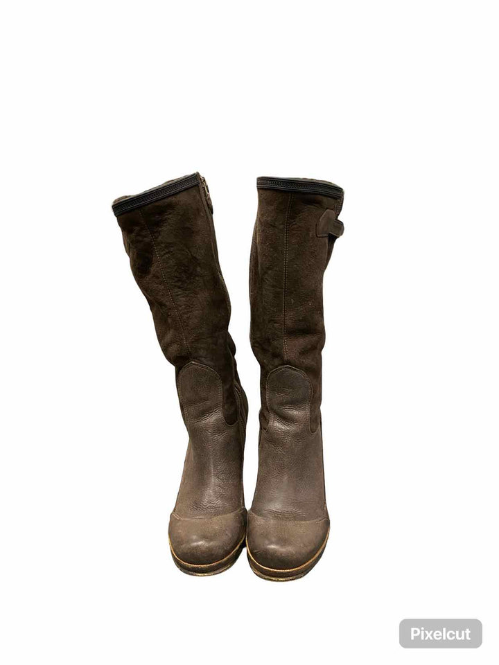 Timberland Shoe Size 10 Brown Leather VINTAGE Boots(knee)