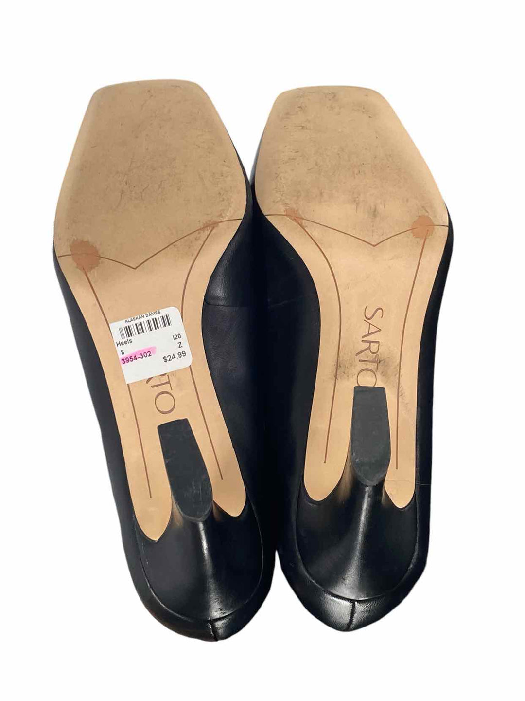 Franco Sarto Shoe Size 8 Black Heels